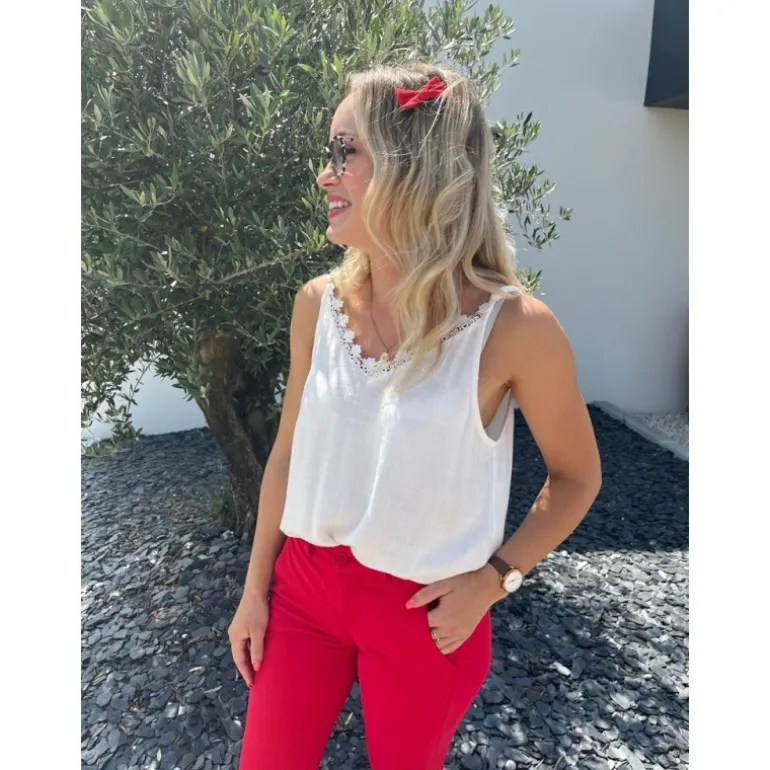 PANTALON HAPPY COQUELICOT