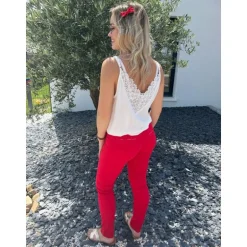 PANTALON HAPPY COQUELICOT