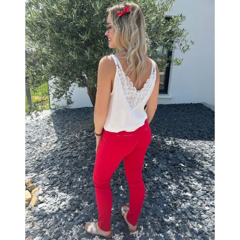 PANTALON HAPPY COQUELICOT