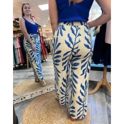 PANTALON NARIMANE - BLEU