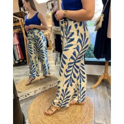 PANTALON NARIMANE - BLEU
