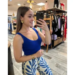 PANTALON NARIMANE - BLEU