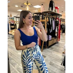 PANTALON NARIMANE - BLEU