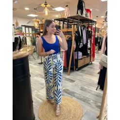 PANTALON NARIMANE - BLEU