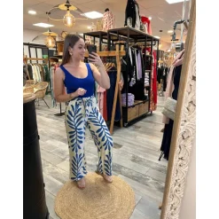 PANTALON NARIMANE - BLEU