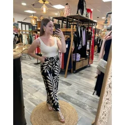 PANTALON NARIMANE - NOIR