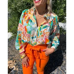PAPER BAG LINDA - ORANGE