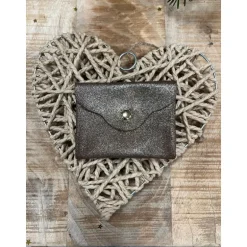 PORTE MONNAIE LIDY - MARRON