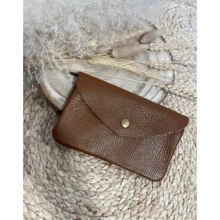 PORTE MONNAIE LIZ - CAMEL