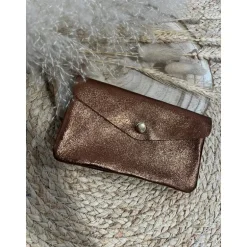 PORTE MONNAIE LIZ - MARRON