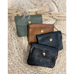 PORTE MONNAIE MINI LIZ - KAKI