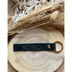 PORTES CLES HOME - BLEU CANARD
