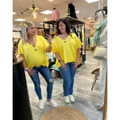 PULL EZRA- JAUNE