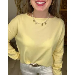 PULL THYPHANIE - JAUNE