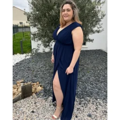 ROBE ADONIE PULPEUSE - MARINE
