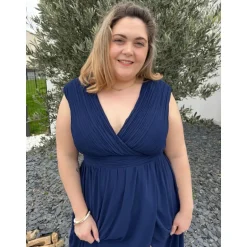 ROBE ADONIE PULPEUSE - MARINE