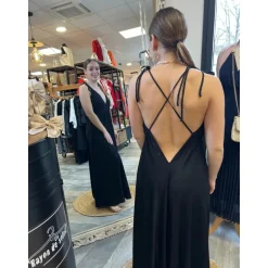 ROBE ALAIA- NOIR