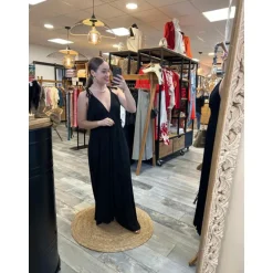 ROBE ALAIA- NOIR