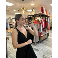 ROBE ALAIA- NOIR