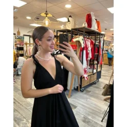 ROBE ALAIA- NOIR