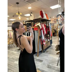 ROBE ALAIA- NOIR