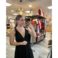 ROBE ALAIA- NOIR