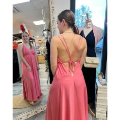 ROBE ALAIA- ROSE