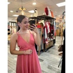 ROBE ALAIA- ROSE