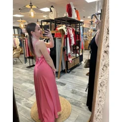 ROBE ALAIA- ROSE