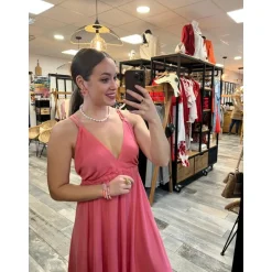 ROBE ALAIA- ROSE