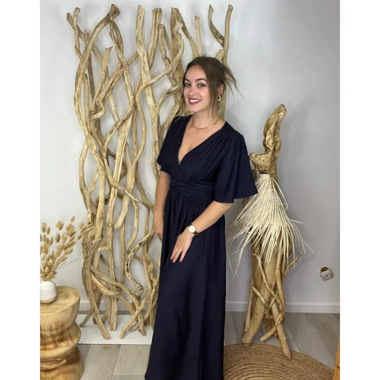 ROBE AMANDANE - MARINE