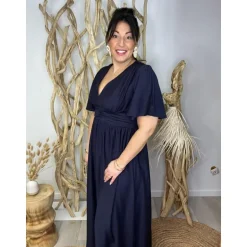 ROBE AMANDANE PULPEUSE - MARIN