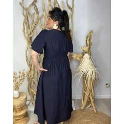 ROBE AMANDANE PULPEUSE - MARIN