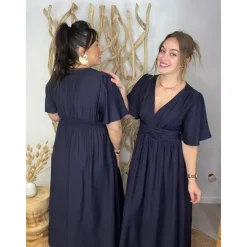 ROBE AMANDANE PULPEUSE - MARIN