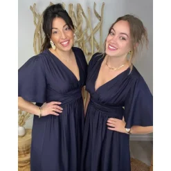ROBE AMANDANE PULPEUSE - MARIN