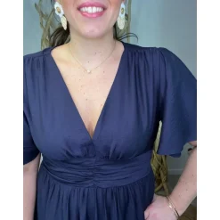ROBE AMANDANE PULPEUSE - MARIN