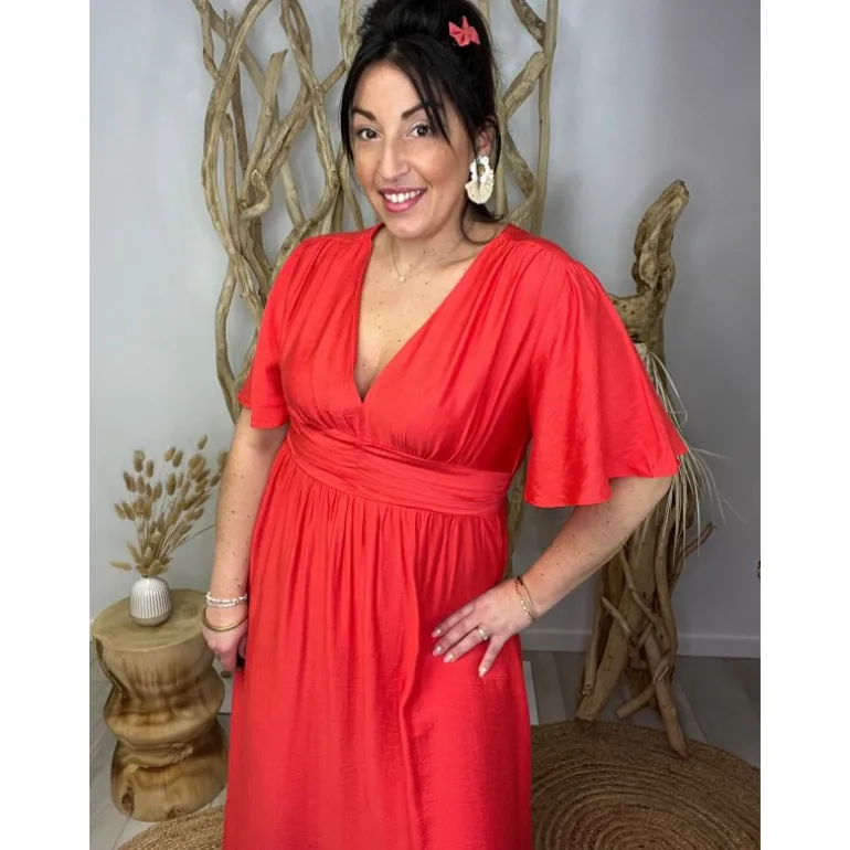 ROBE AMANDANE PULPEUSE - ORANG