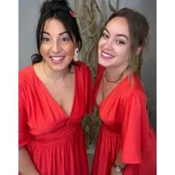 ROBE AMANDANE PULPEUSE - ORANG