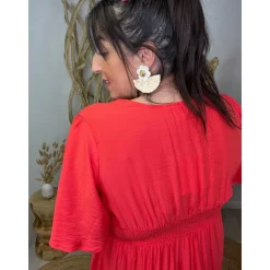 ROBE AMANDANE PULPEUSE - ORANG