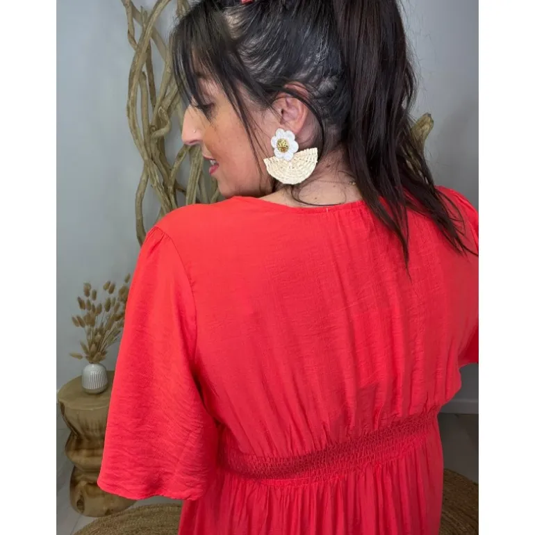 ROBE AMANDANE PULPEUSE - ORANG