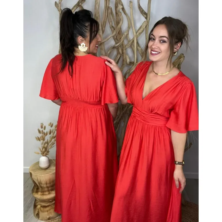 ROBE AMANDANE PULPEUSE - ORANG