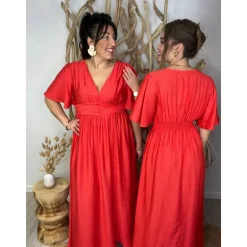 ROBE AMANDANE PULPEUSE - ORANG