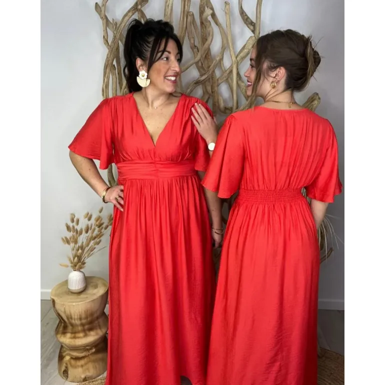 ROBE AMANDANE PULPEUSE - ORANG