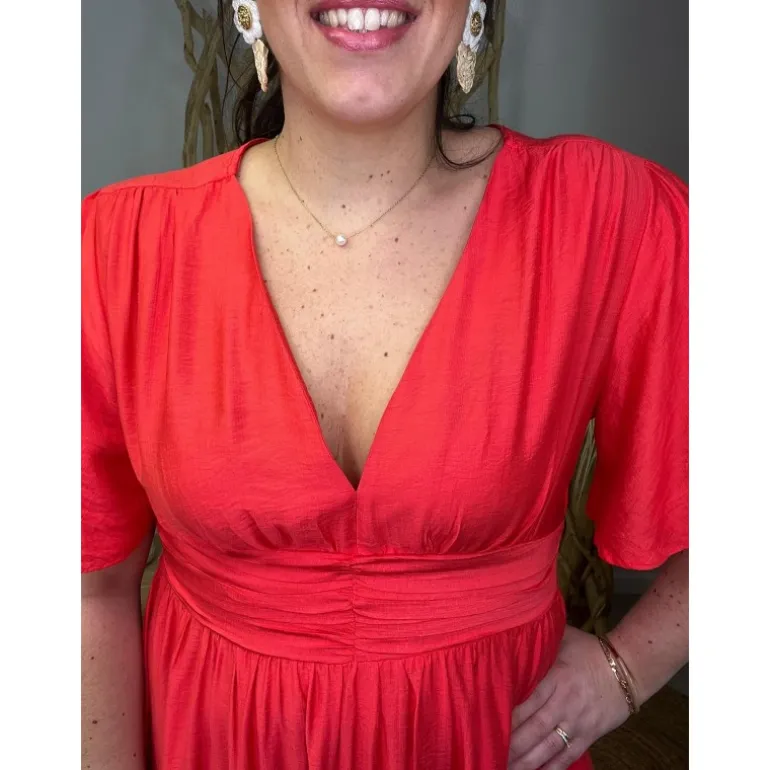 ROBE AMANDANE PULPEUSE - ORANG
