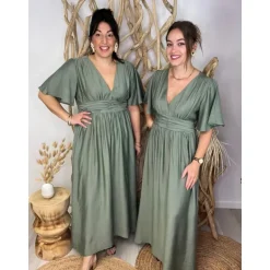 ROBE AMANDANE PULPEUSE - VERT