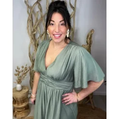 ROBE AMANDANE PULPEUSE - VERT
