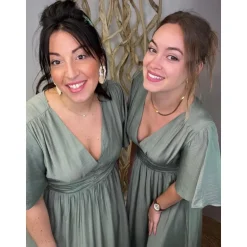 ROBE AMANDANE PULPEUSE - VERT