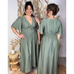ROBE AMANDANE PULPEUSE - VERT