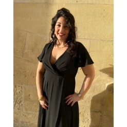 ROBE ANNAÏG PULPEUSE- NOIR
