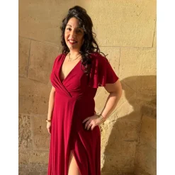 ROBE ANNAÏG PULPEUSE-BORDEAUX